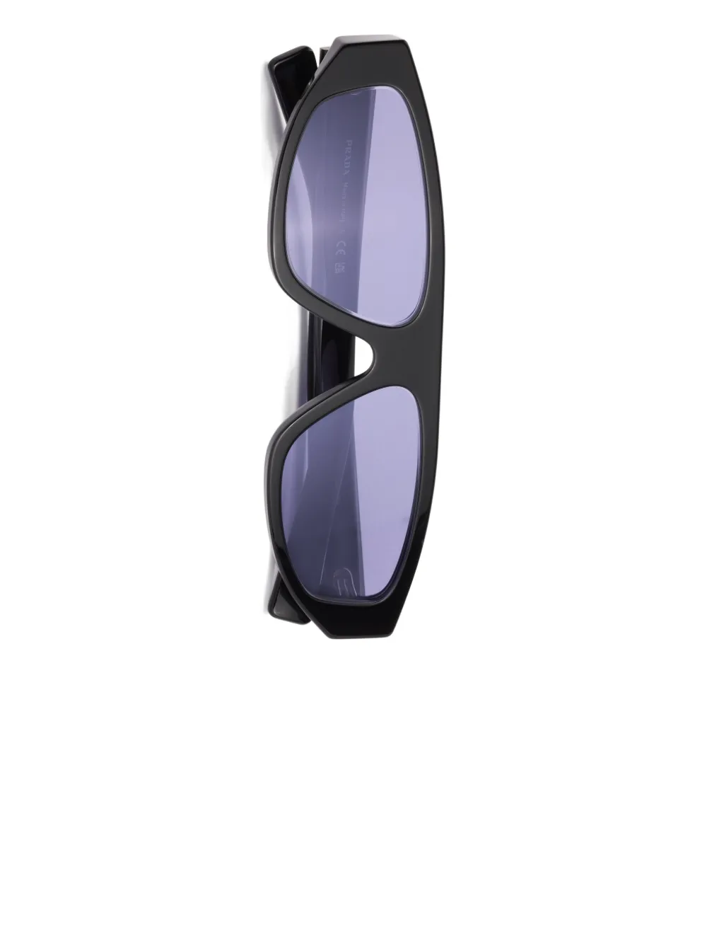 Prada Eyewear geometric-frame sunglasses - Nero