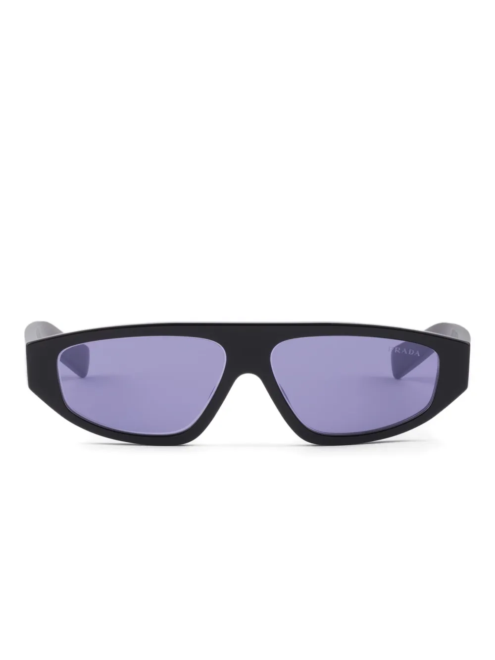Prada Eyewear geometric-frame sunglasses Zwart