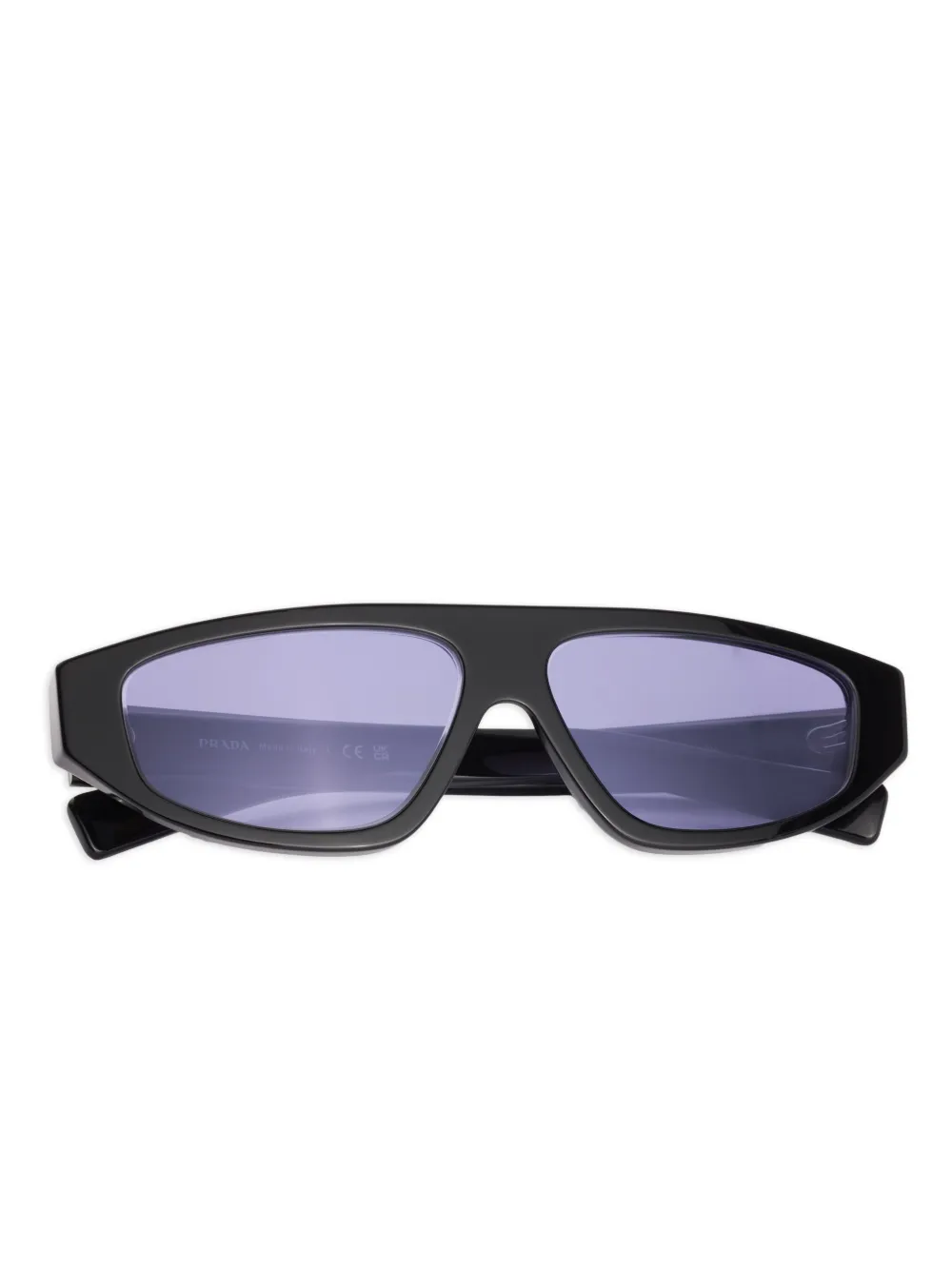 Prada Eyewear geometric-frame sunglasses Zwart
