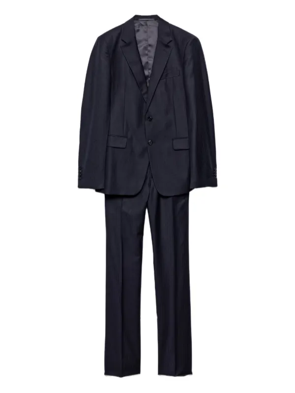 PRADA ダークブルー ストライプスーツ 31569223_60891166_600.jpg