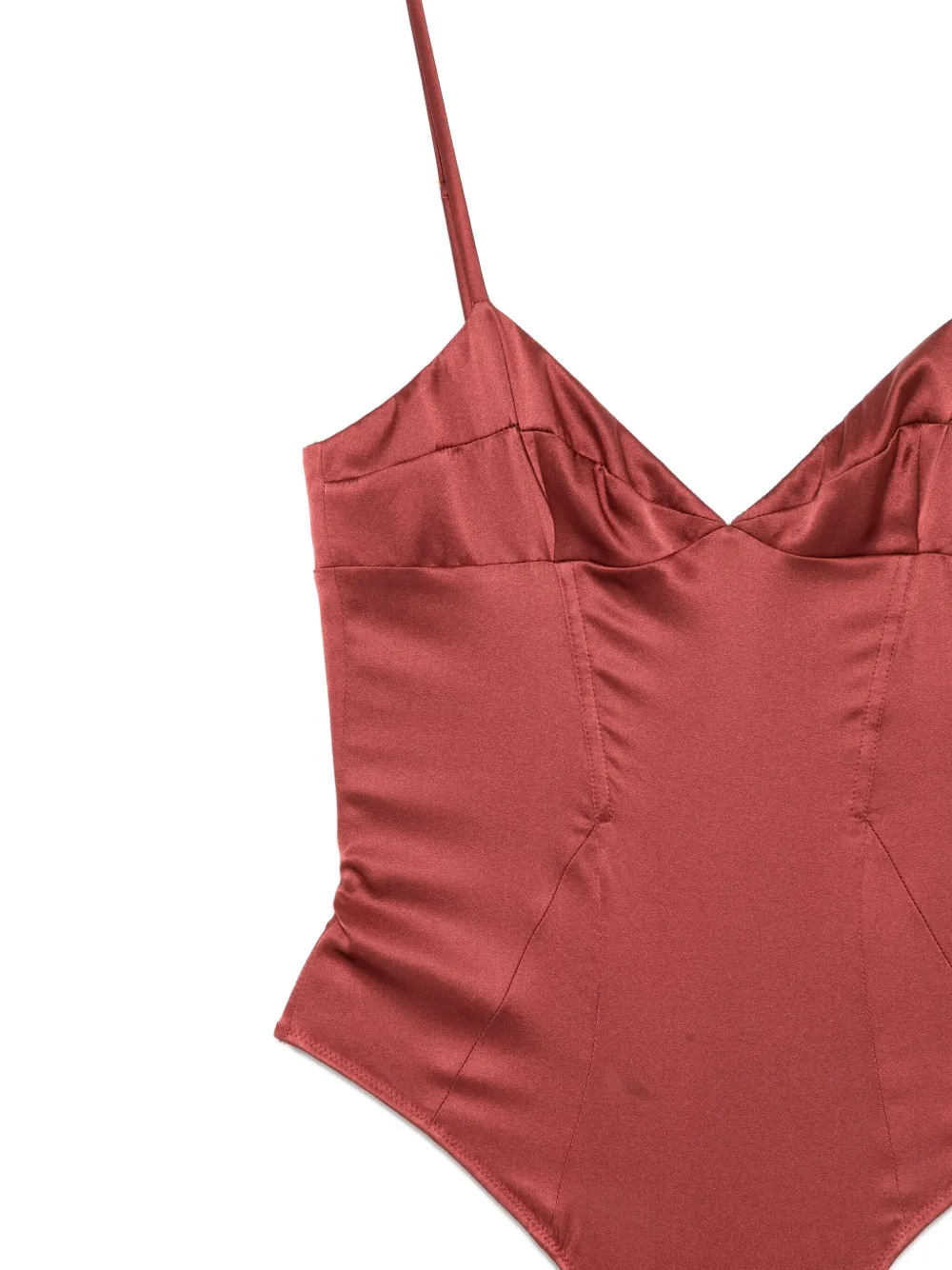 Kiki De Montparnasse Tous Les Jours Bodysuit In Red