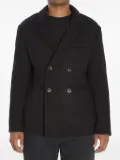 Barena double-breasted peacoat - Black