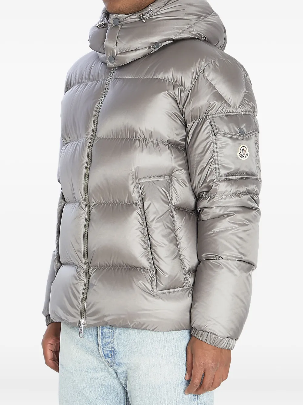 Moncler Couyere hooded puffer jacket Grijs
