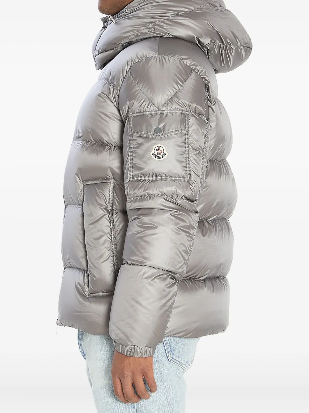 Moncler Couyere hooded puffer jacket Grijs