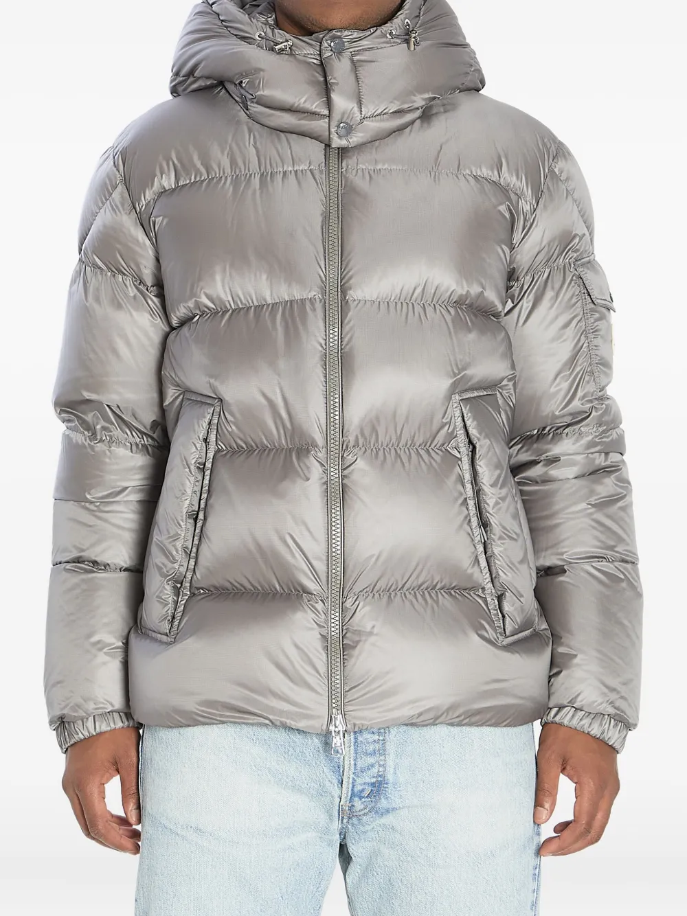 Moncler Couyere hooded puffer jacket Grijs