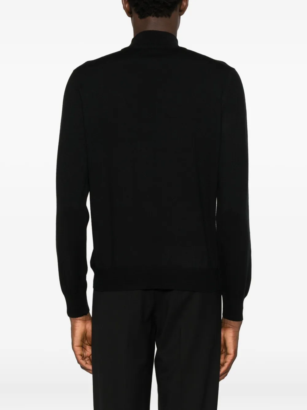 Tagliatore Trui met hoge hals Zwart