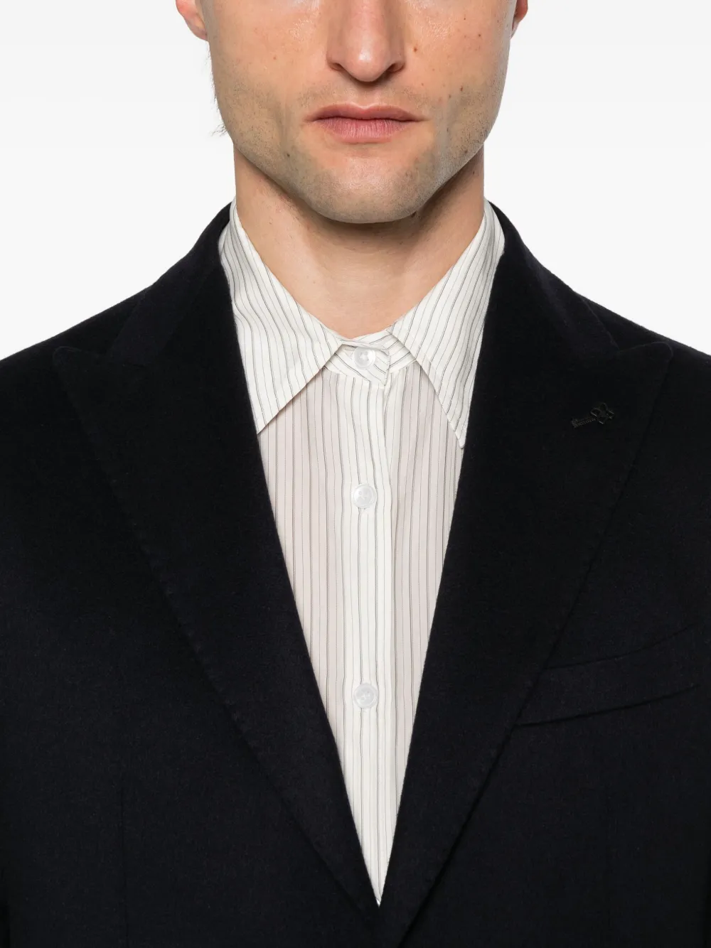 Tagliatore Blazer met enkele rij knopen Blauw