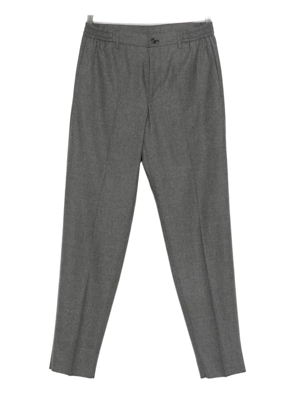 Tagliatore Tapered Tailored Trousers In Gray