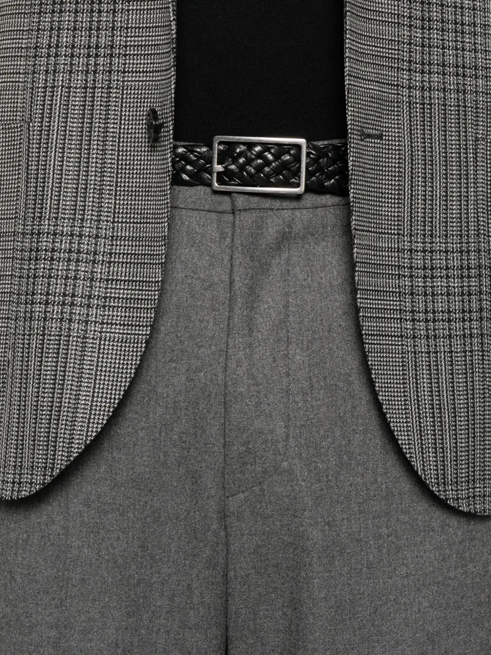 Tagliatore Tapered Tailored Trousers In Gray