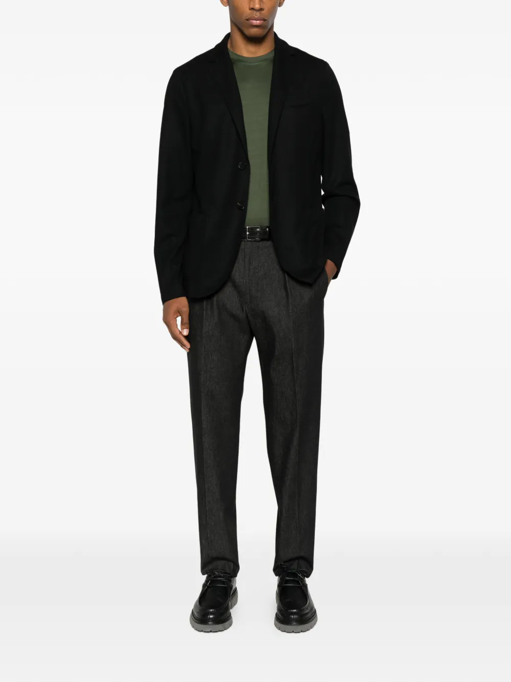 Tagliatore pleated jeans - Zwart