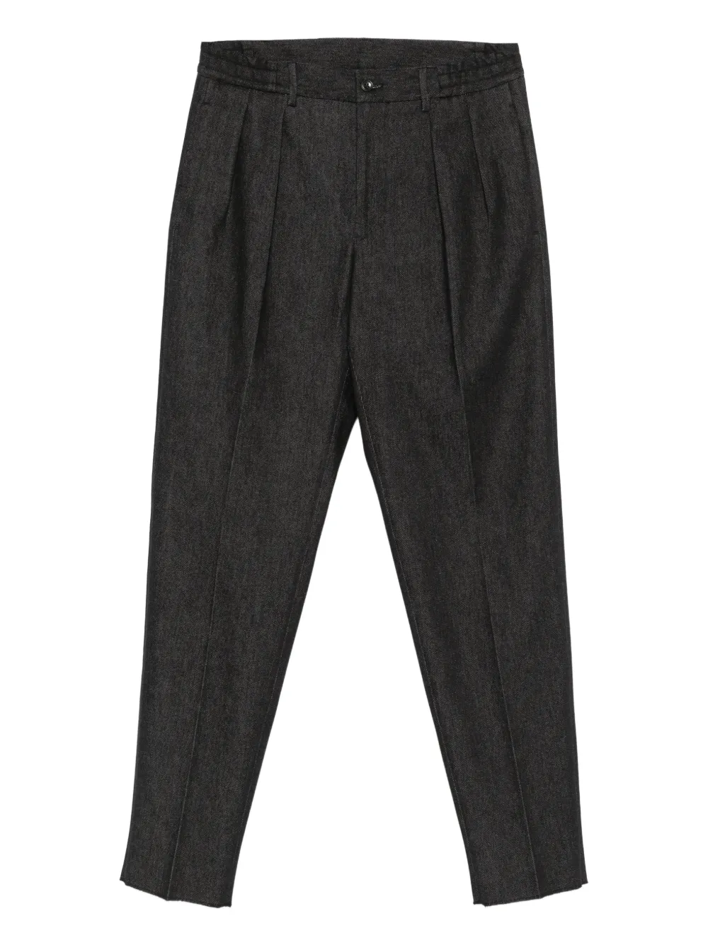 Tagliatore Geplooide jeans Zwart