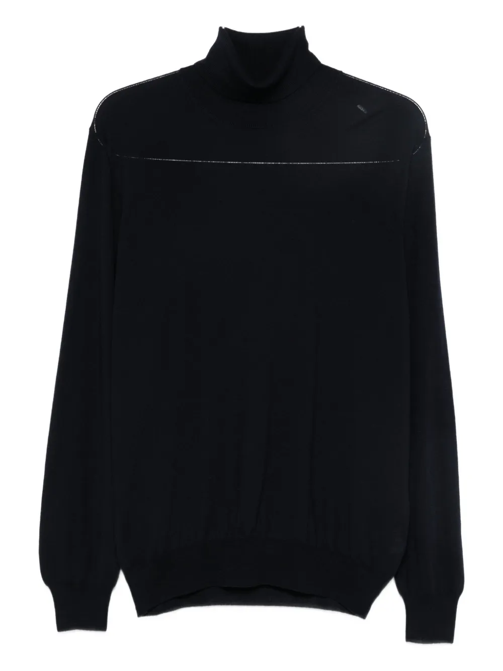 Tagliatore roll-neck jumper - Blu