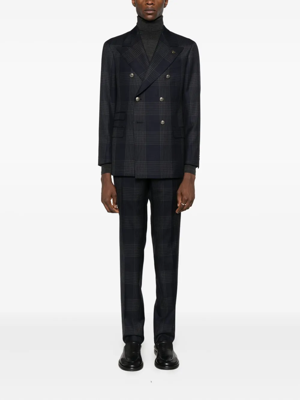 Tagliatore roll-neck jumper - Grijs