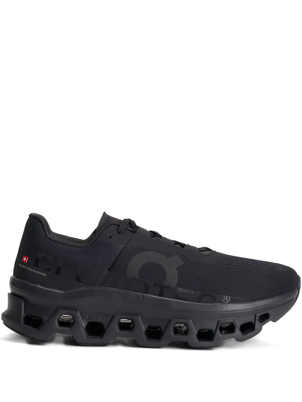 On Running Cloudmonster lace-up sneakers Black