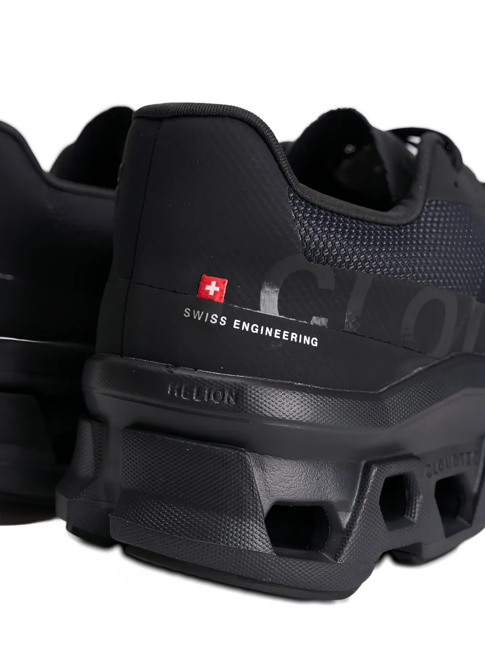 On Running Cloudmonster lace-up sneakers Black
