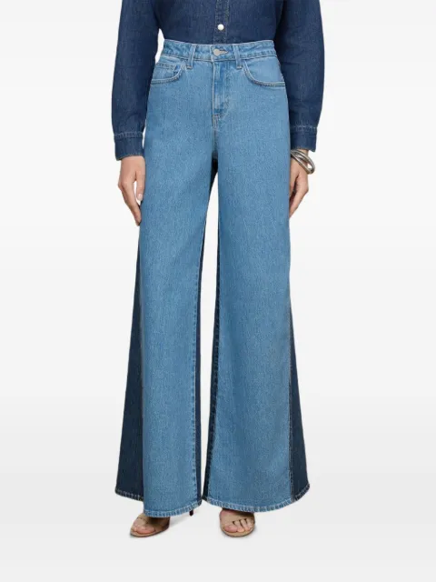 L'Agence Beau high-rise wide-leg jeans