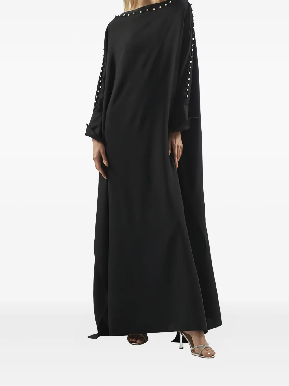 Taller Marmo Mila crytal-embellished dress - Zwart