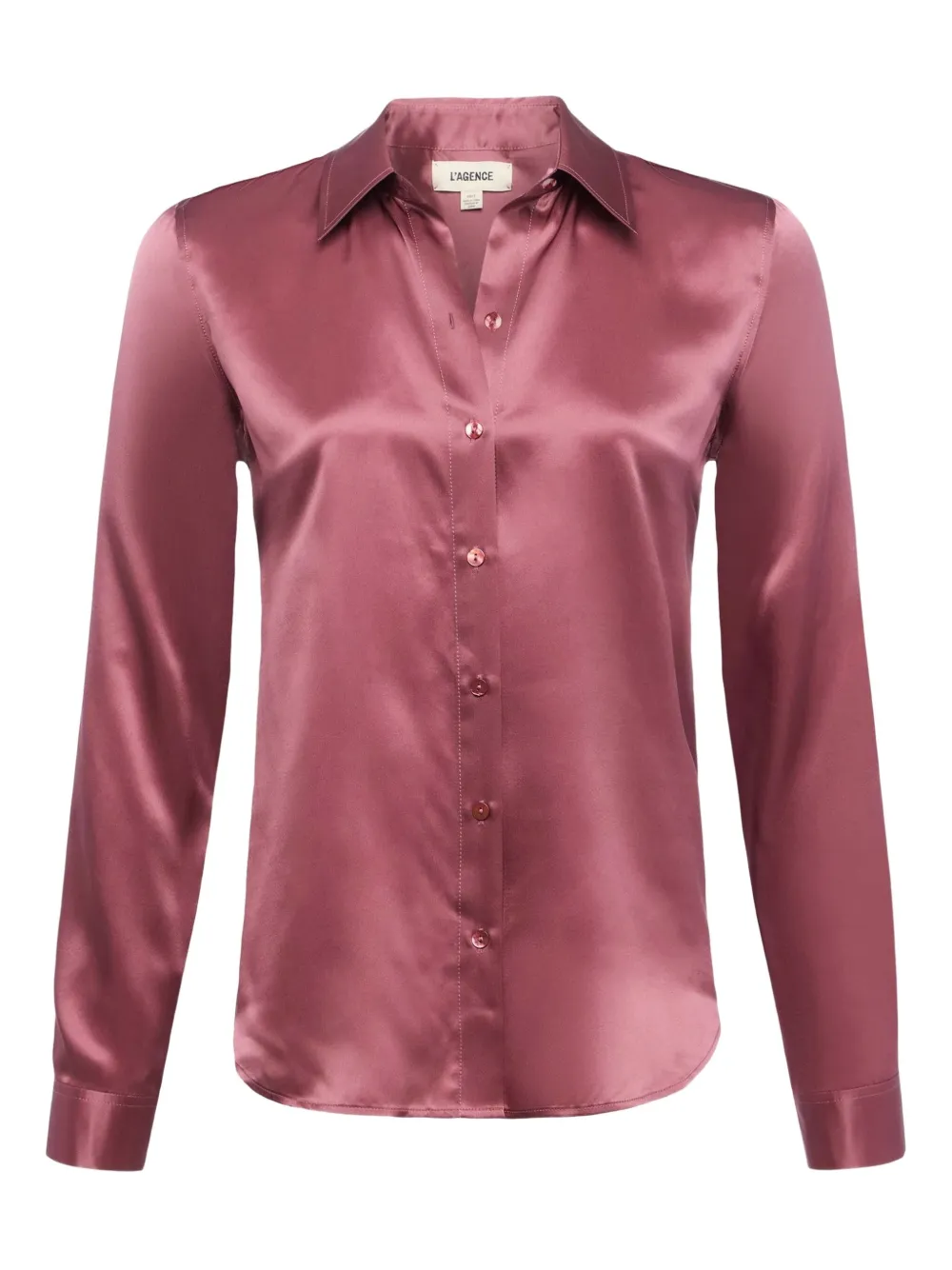 L'agence Tyler Long-sleeve Shirt In Pink