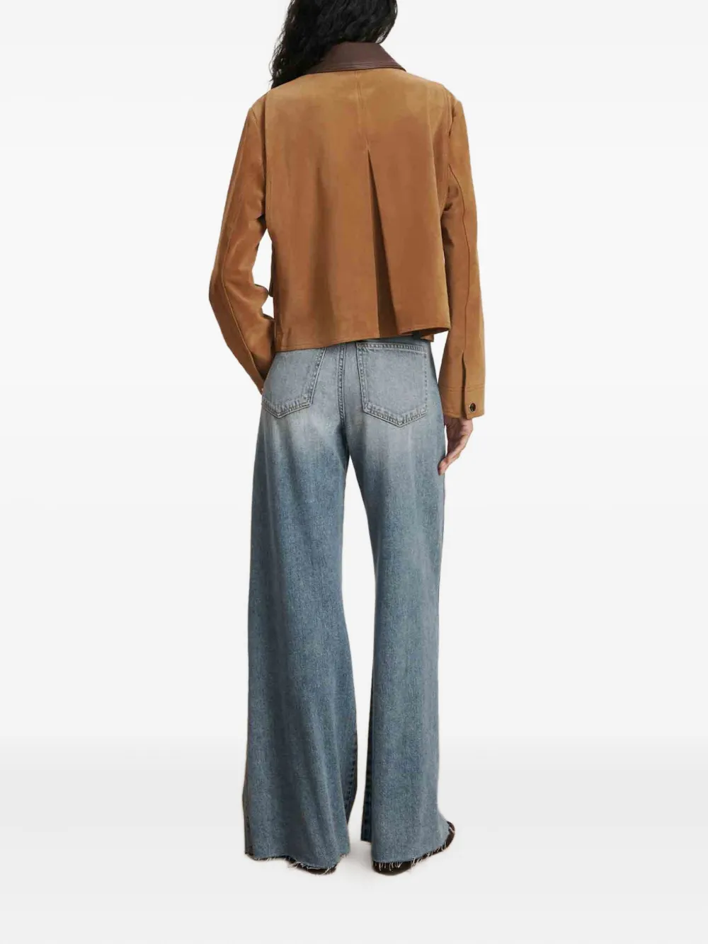 Veronica Beard Walters suède cropped jack Bruin