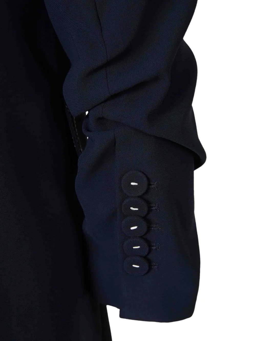 Veronica Beard Blazer met contrasterend stiksel en pofmouwen Blauw