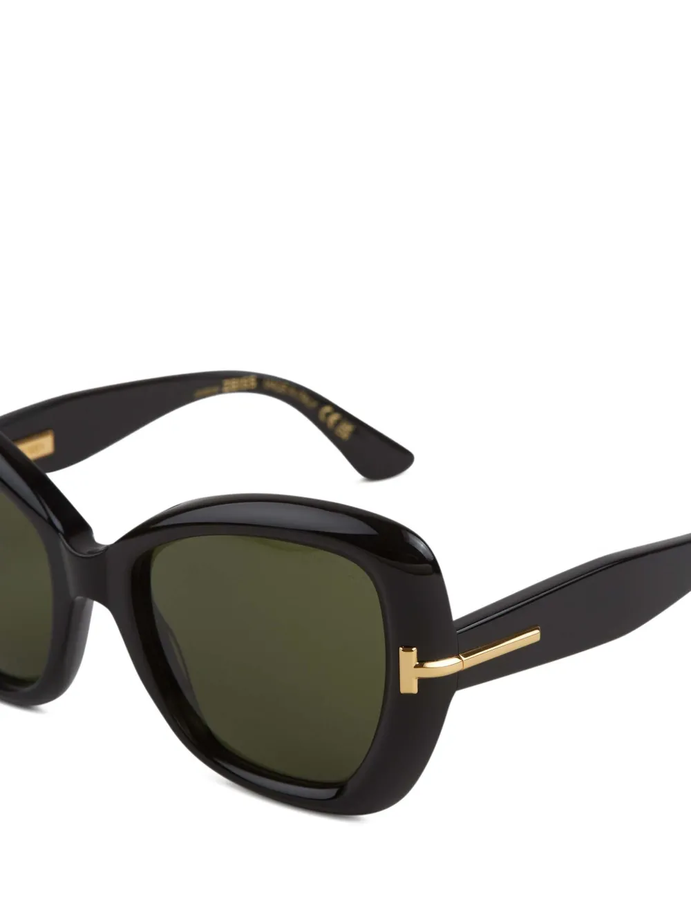 TOM FORD Zonnebril met geometrisch montuur 01N BLACK