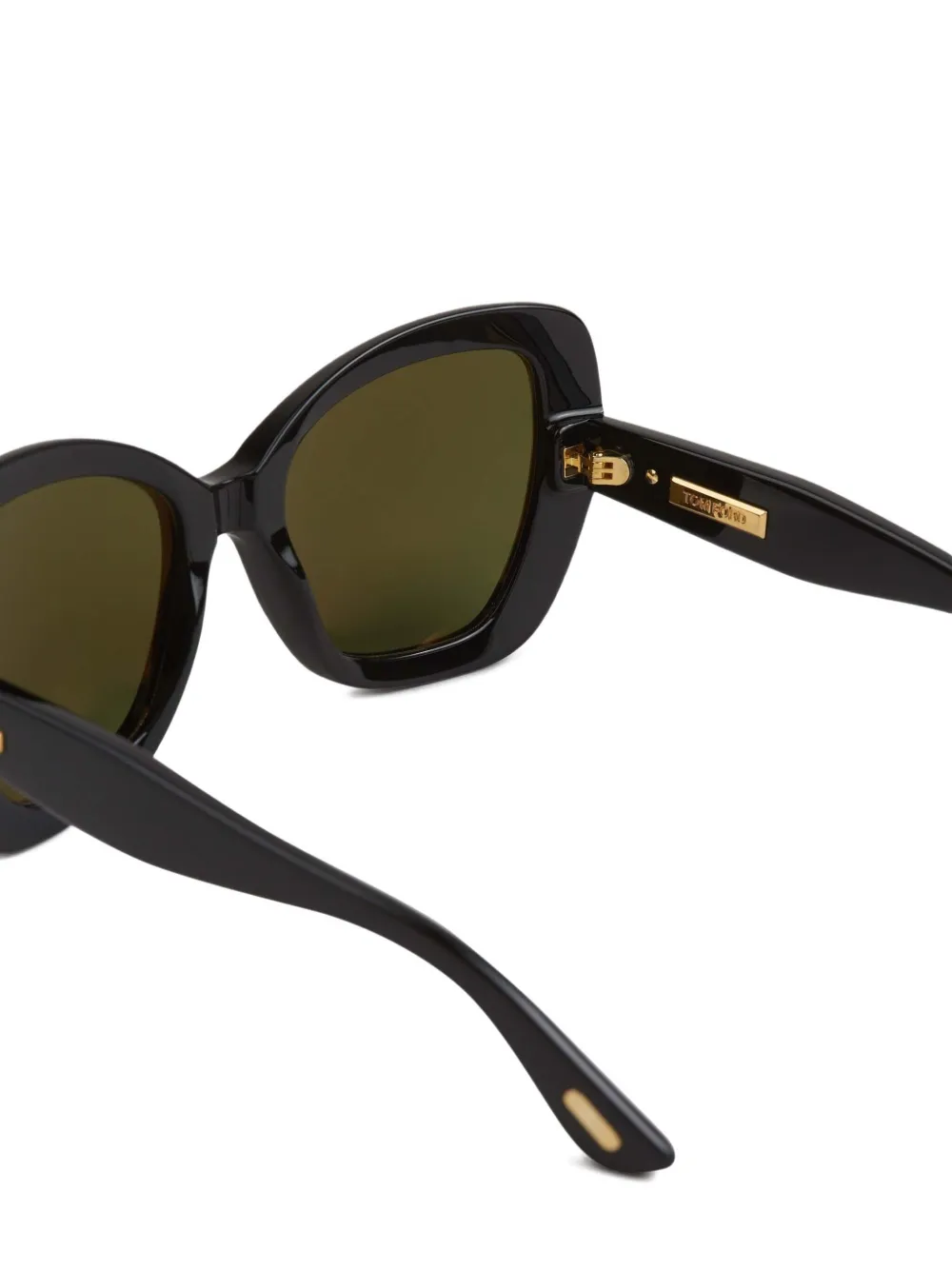 TOM FORD Zonnebril met geometrisch montuur 01N BLACK