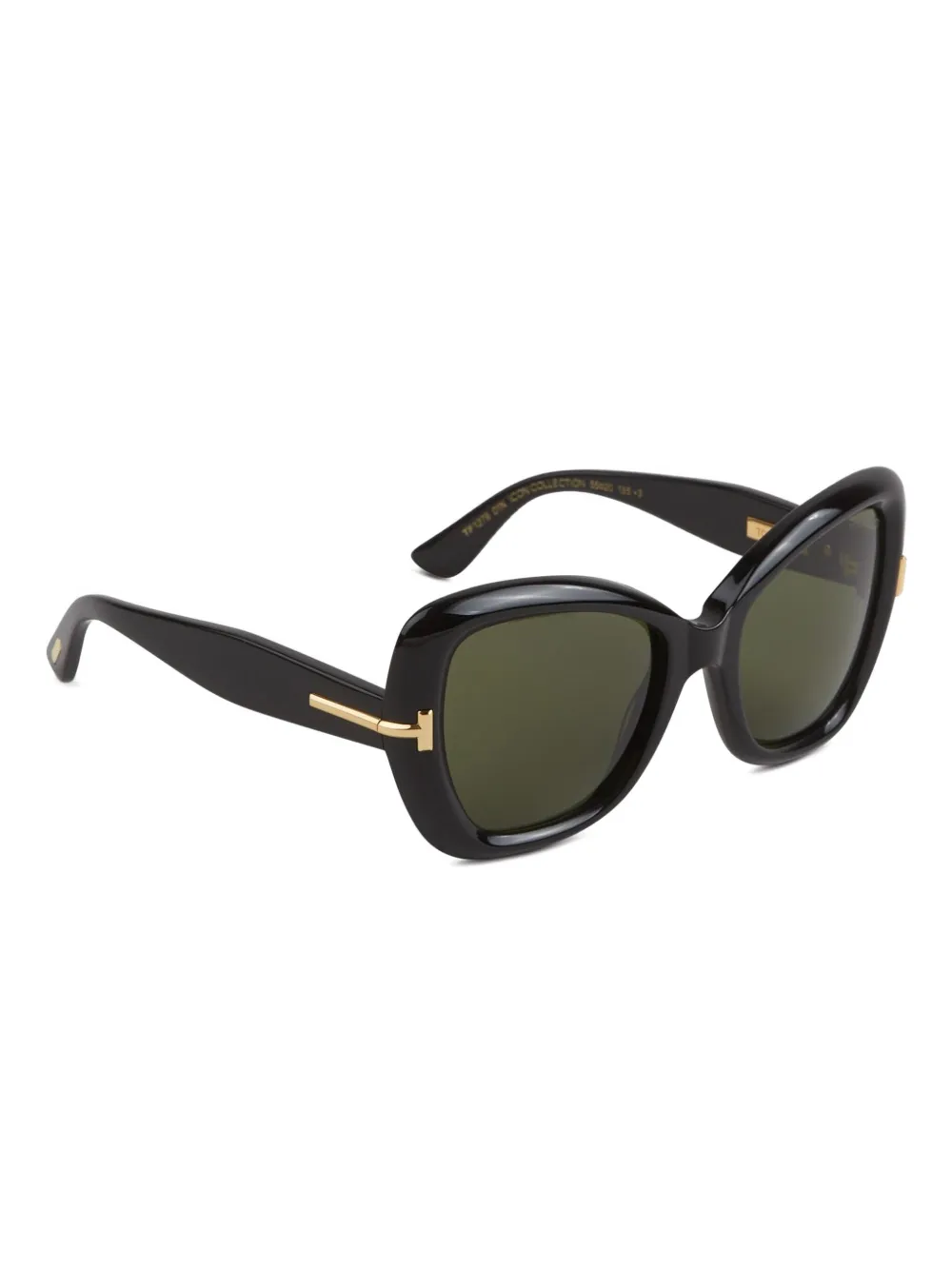 TOM FORD Zonnebril met geometrisch montuur - 01N BLACK