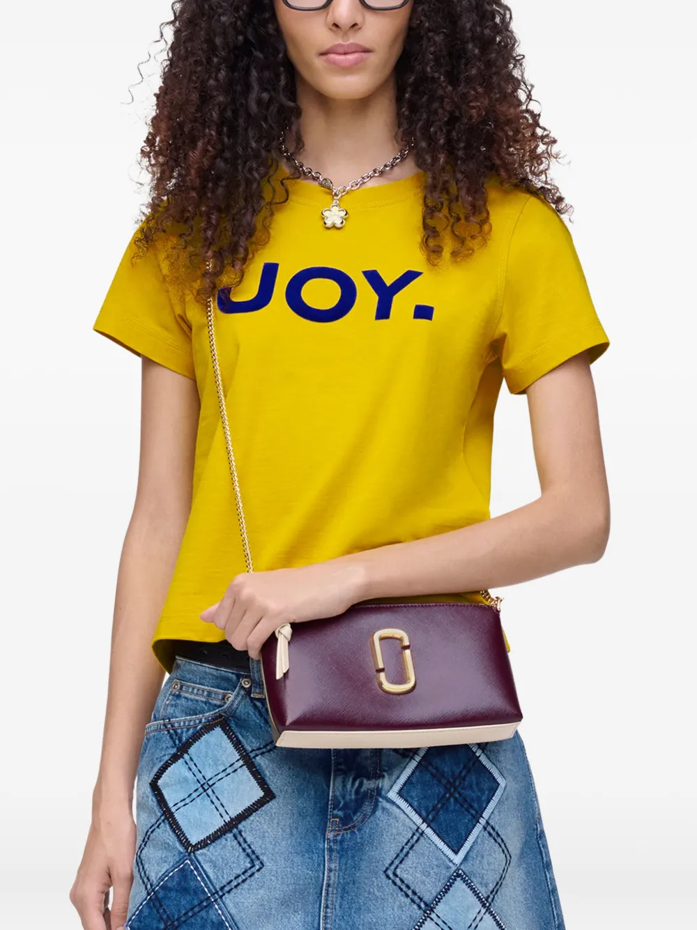 Marc Jacobs The Snapshot convertible shoulder bag Rood