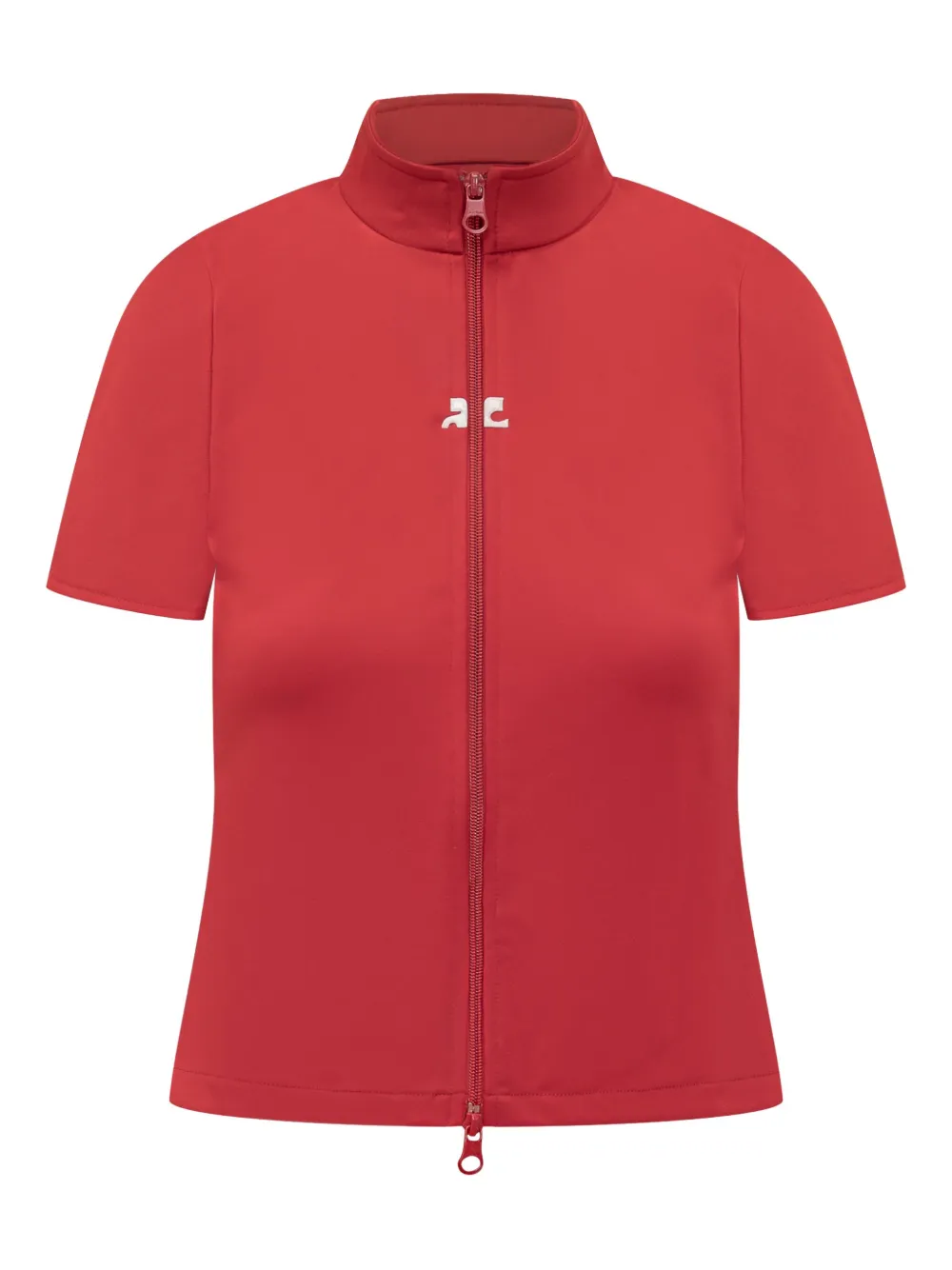 Courrèges top con cierre | rojo | Image 1