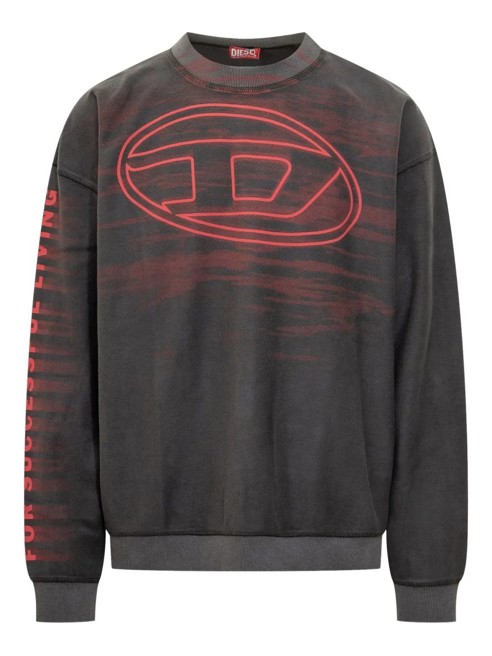 Diesel S-boxt-t1 Logo-print Sweatshirt In Multi