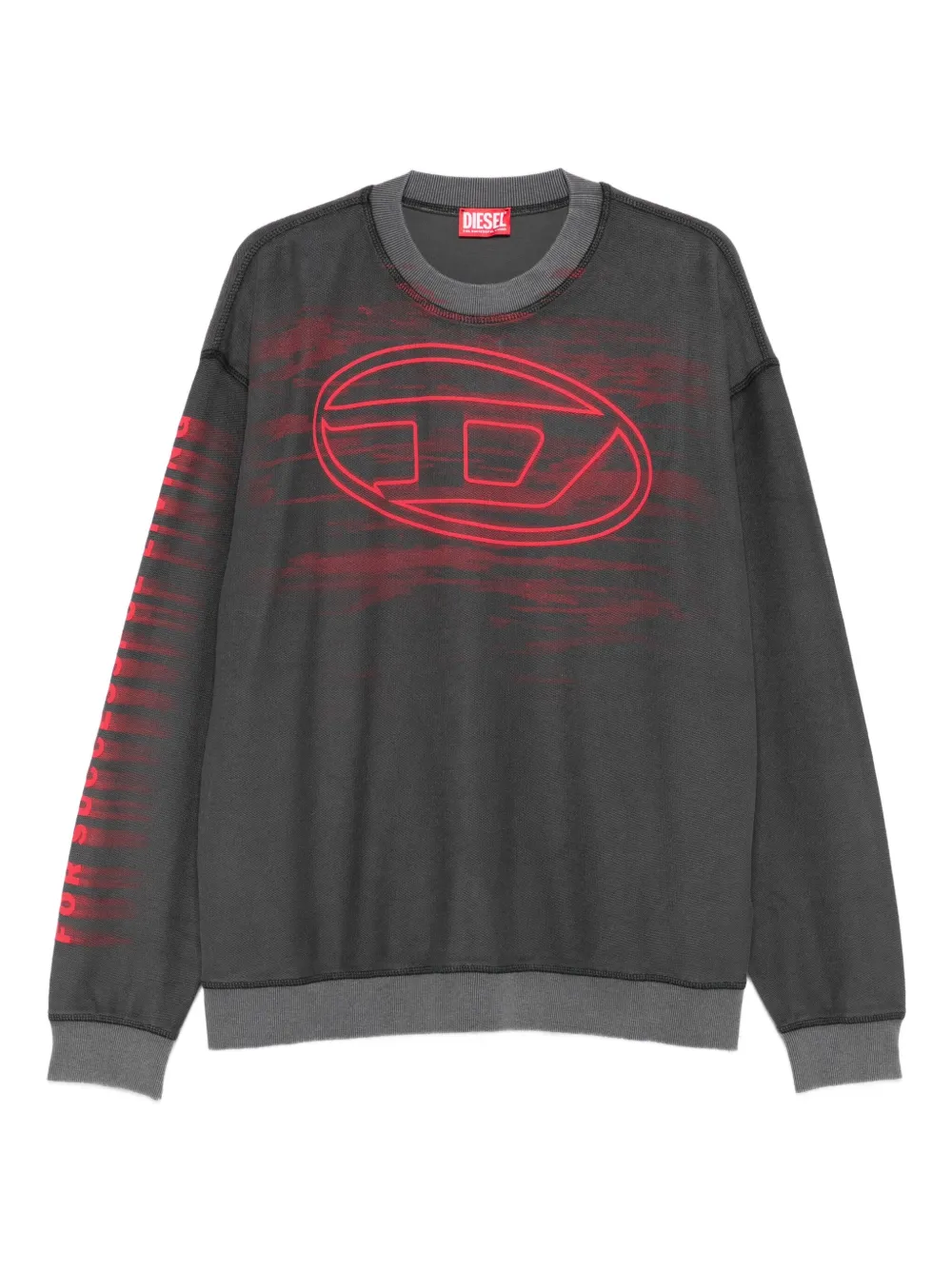 Diesel S-Boxt-T1 logo-print sweatshirt | Grey | Image 1