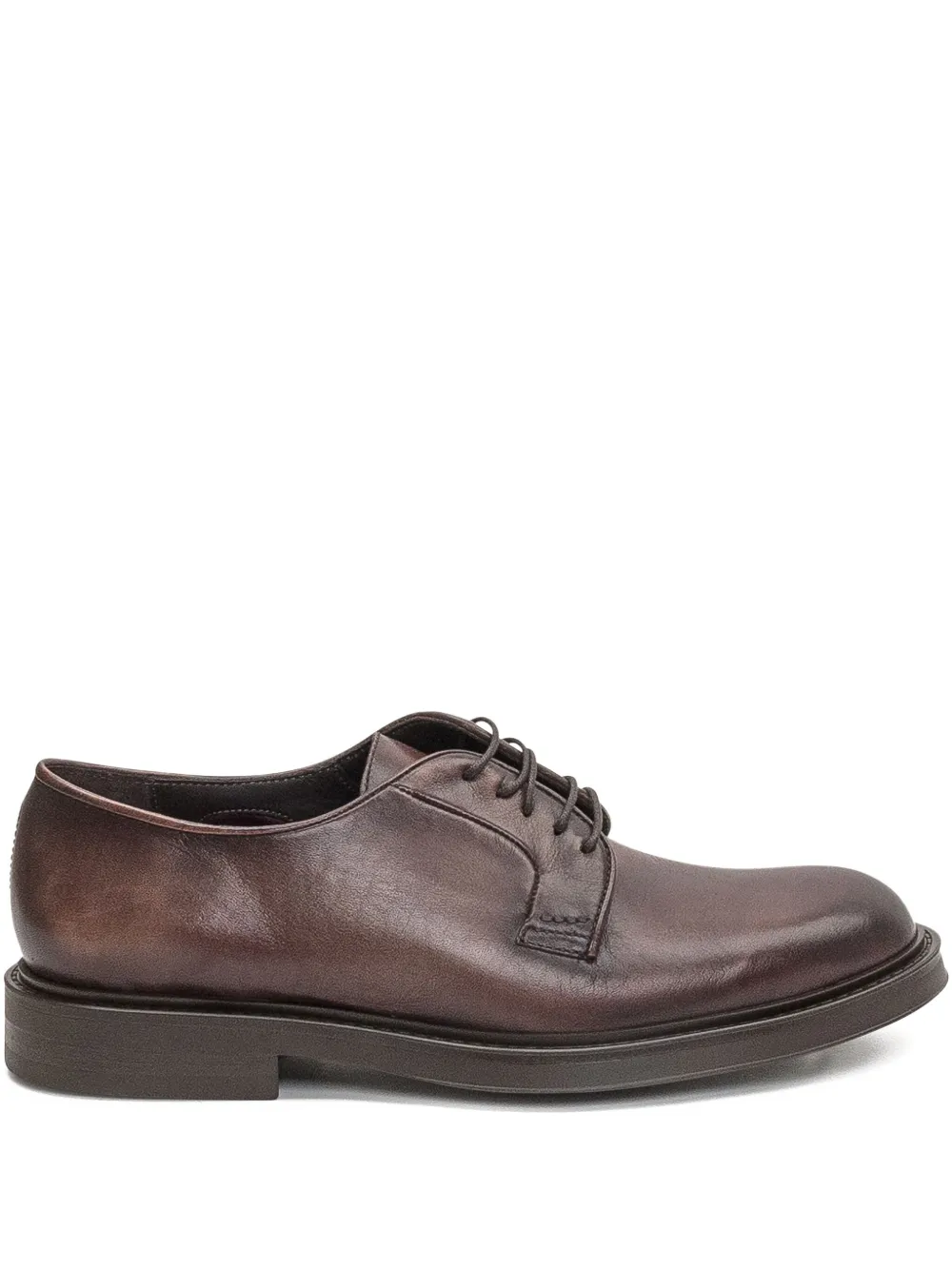 Sturlini firenze leather lace-up derby shoes Brown