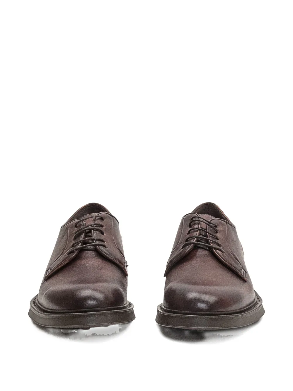 sturlini firenze leather lace-up derby shoes Brown