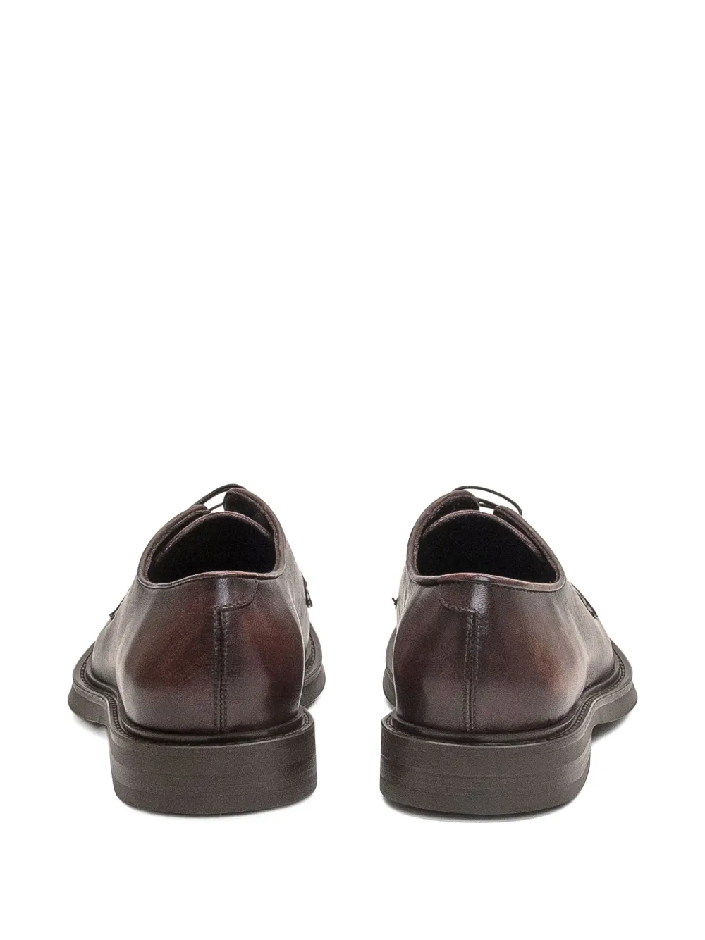 sturlini firenze leather lace-up derby shoes Brown