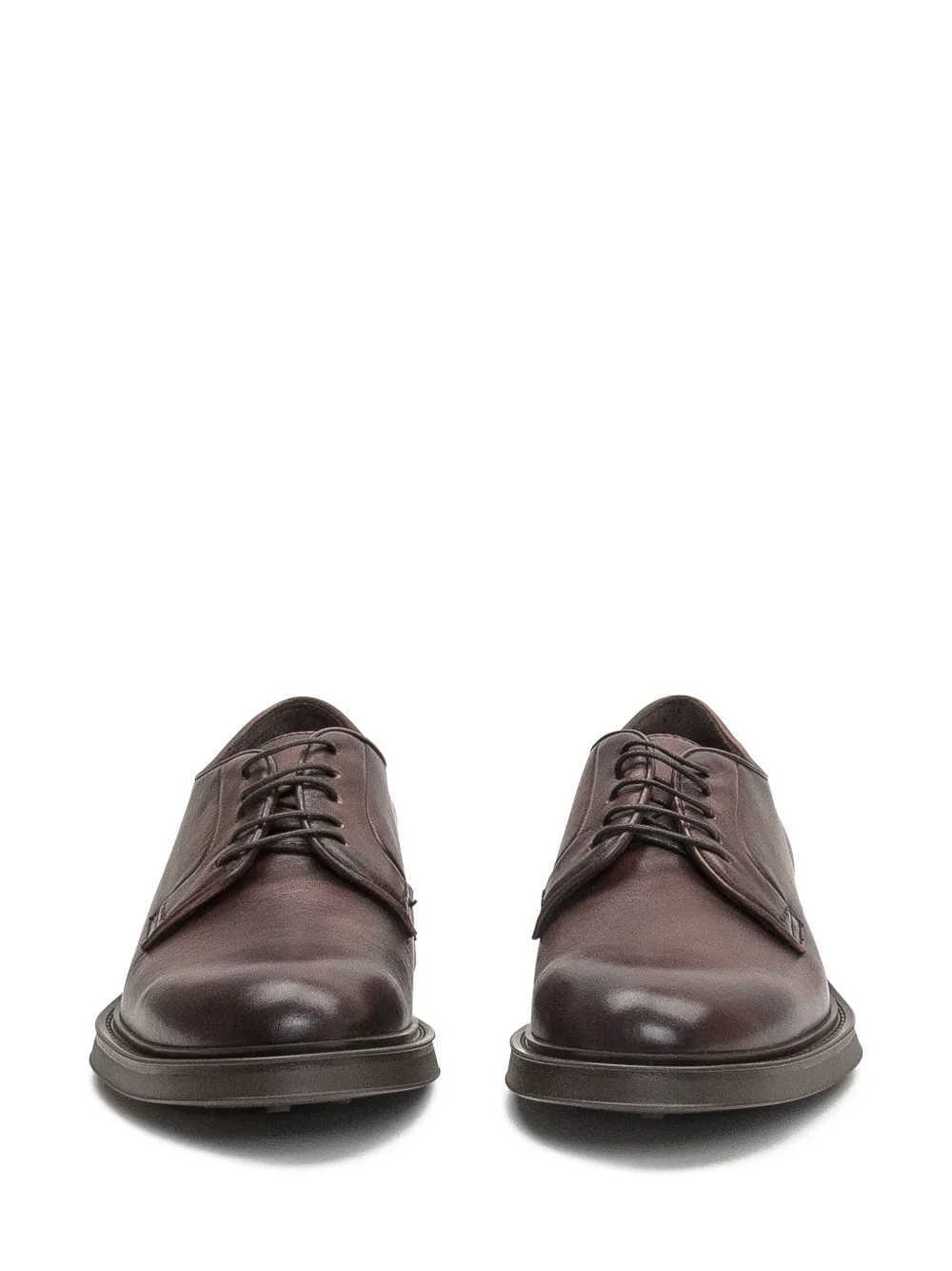 sturlini firenze leather lace-up derby shoes Brown