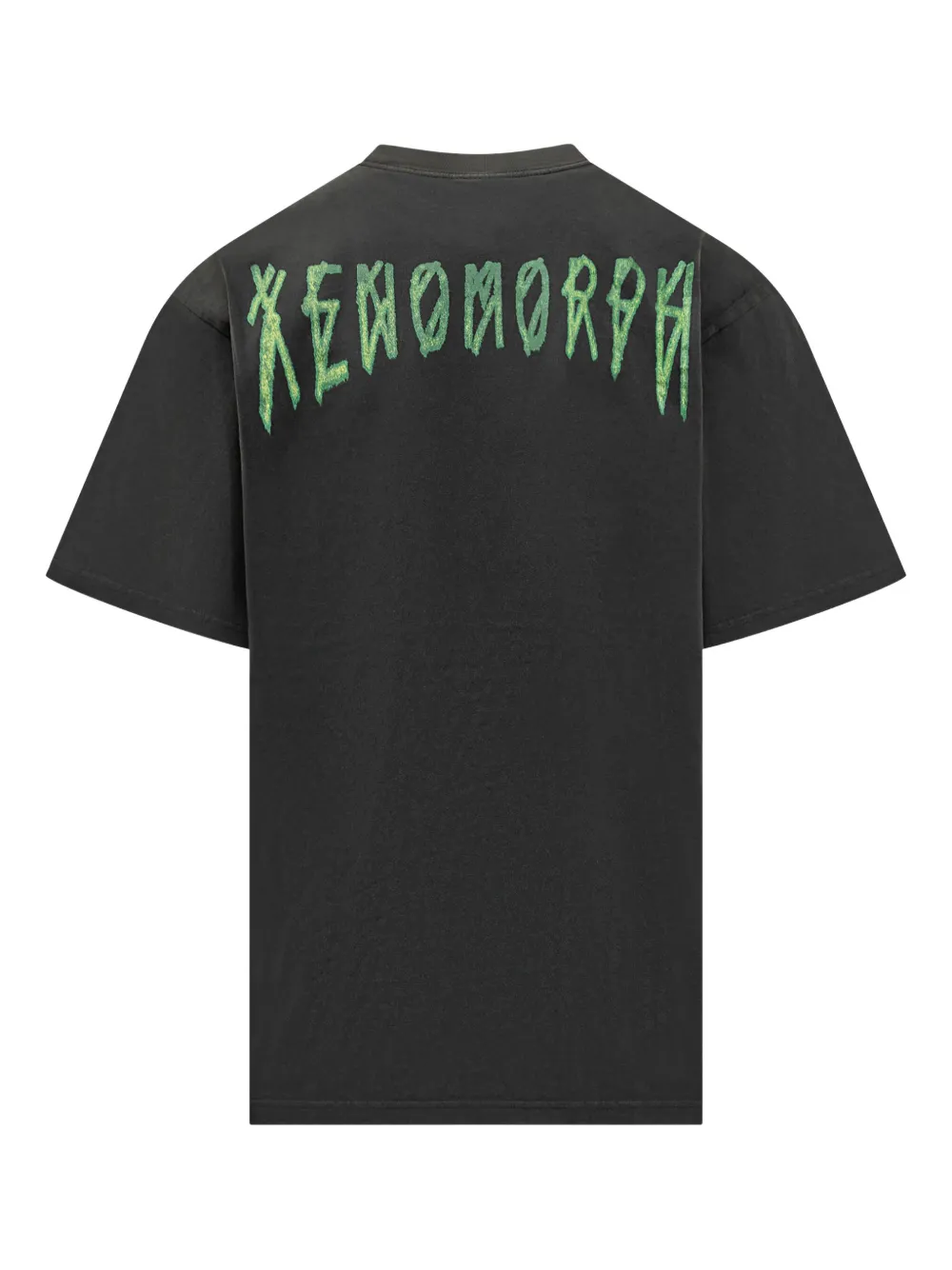 44 LABEL GROUP xenomorph graphic tee - Zwart