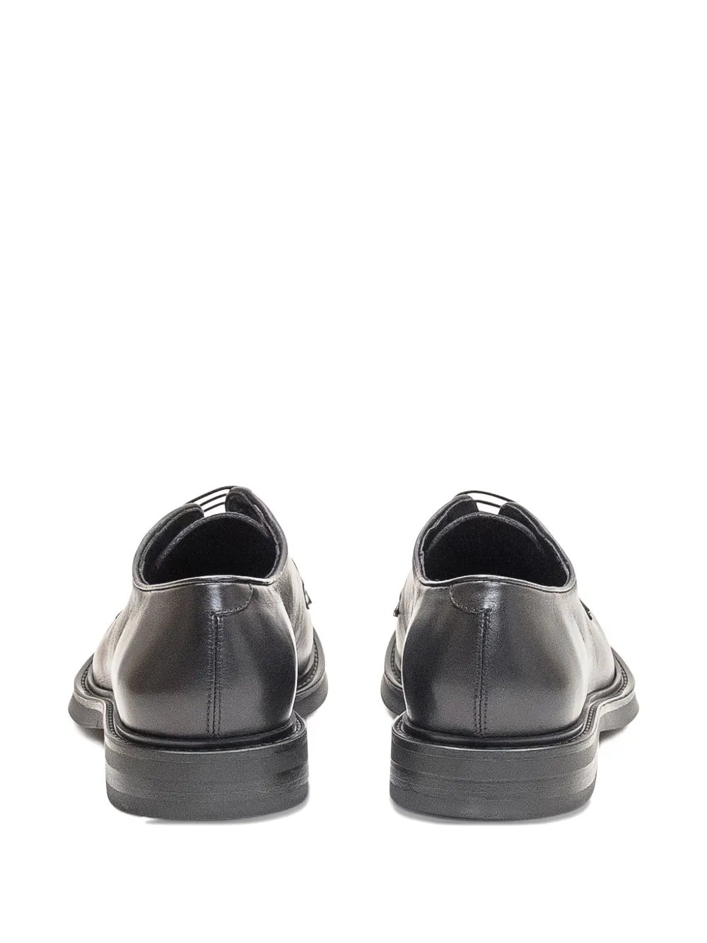 sturlini firenze leather lace-up derby shoes Black