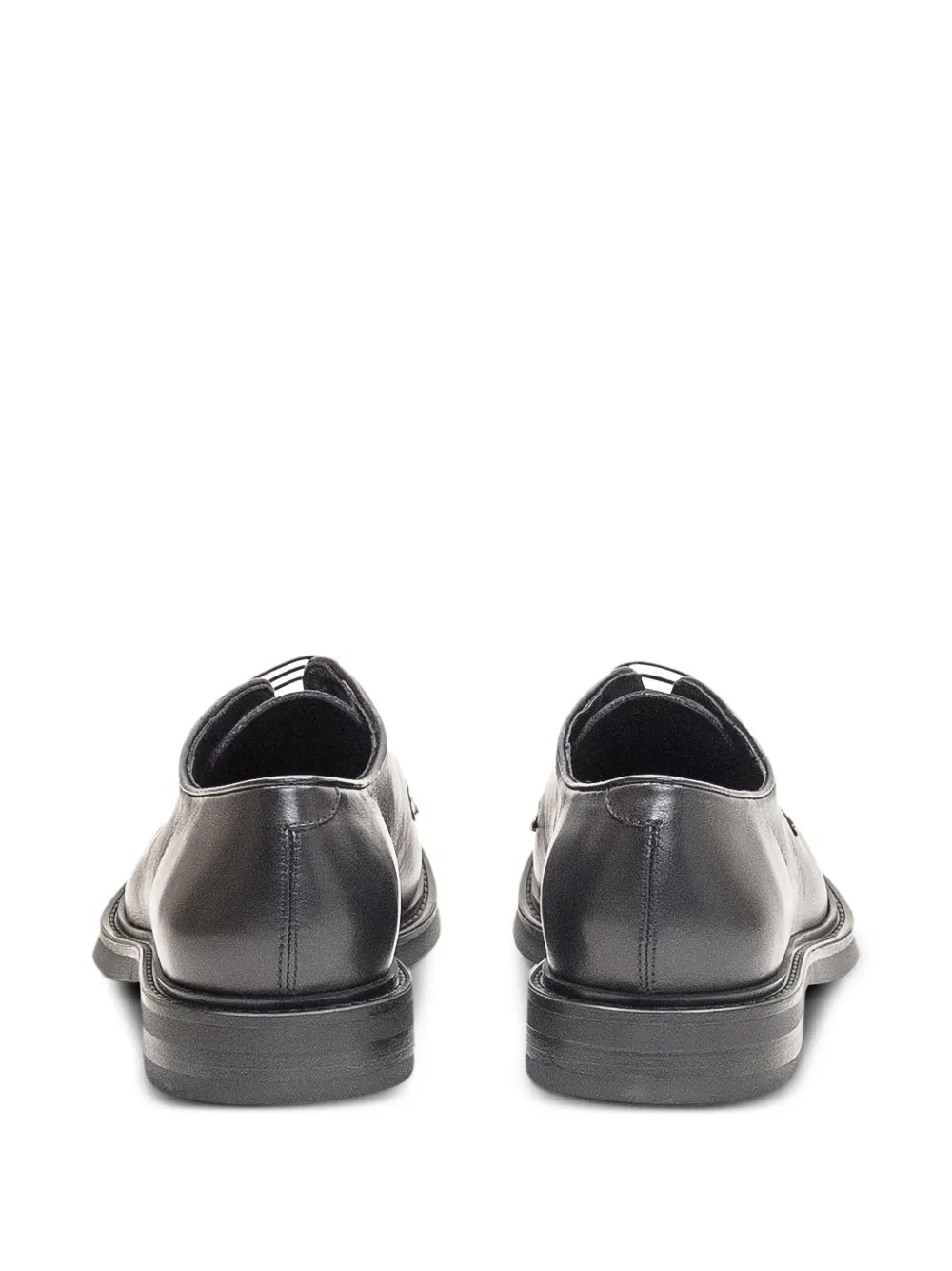 sturlini firenze leather lace-up derby shoes Black