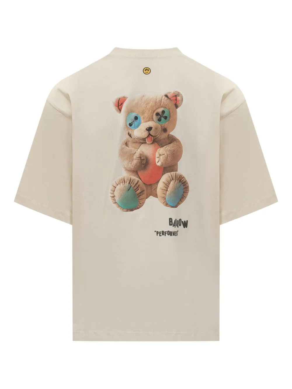 BARROW teddy-print t-shirt - Beige