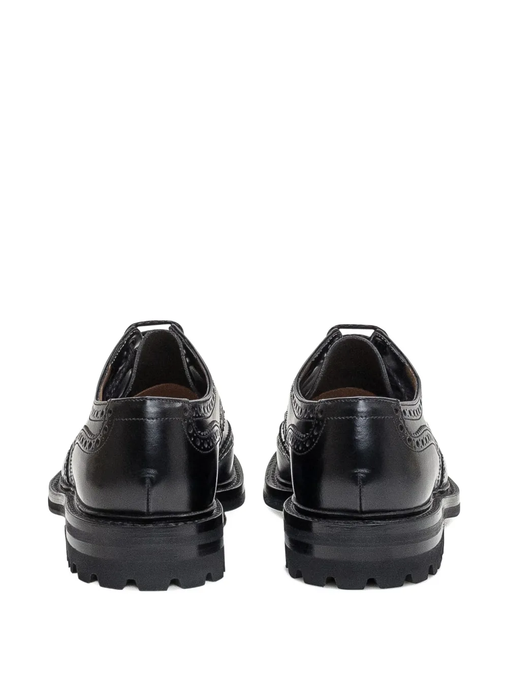 Church's leather wingtip lace-up shoes Black
