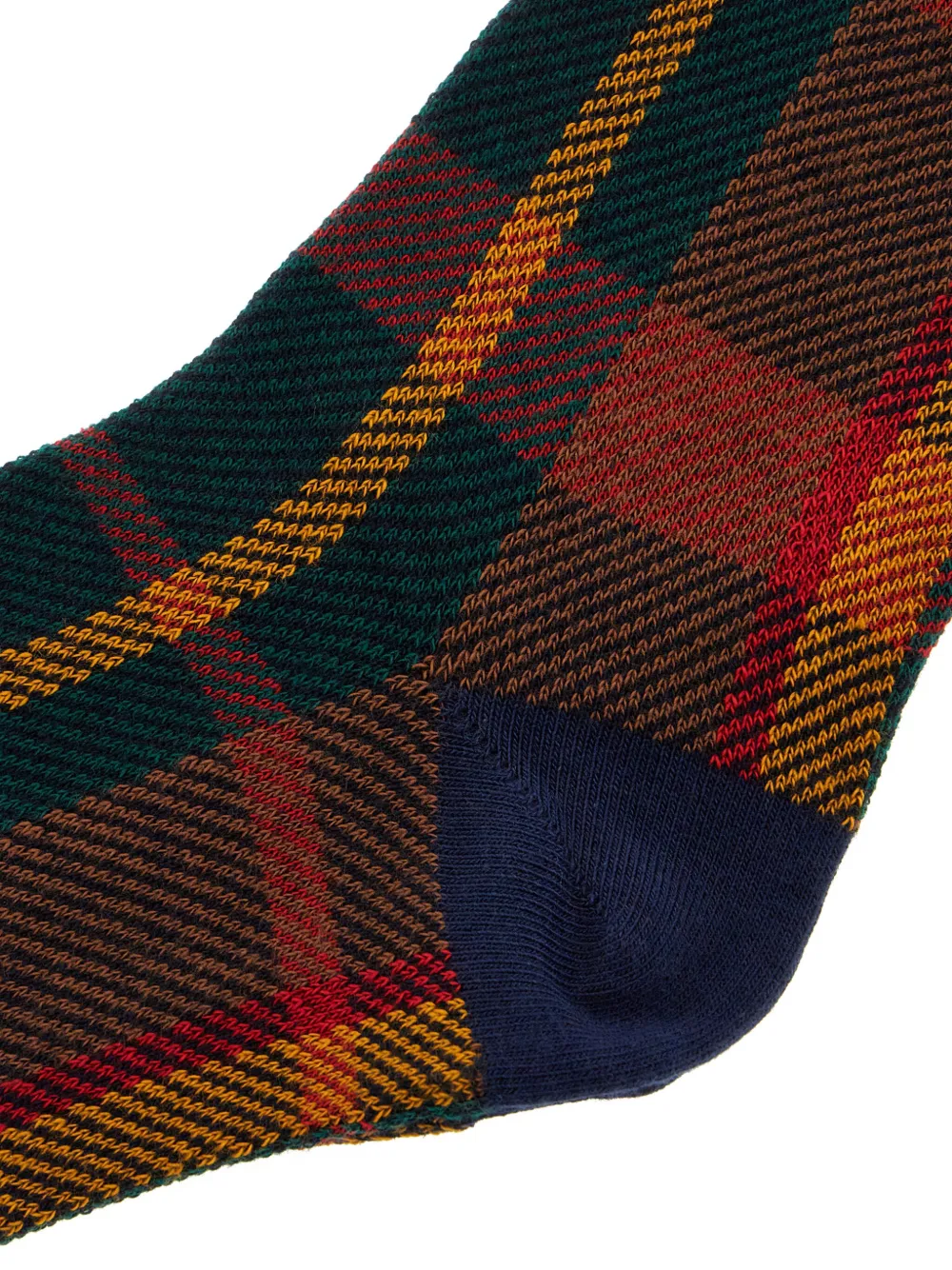 Gallo Embroidered Stretch Cotton Blend Socks In Multi