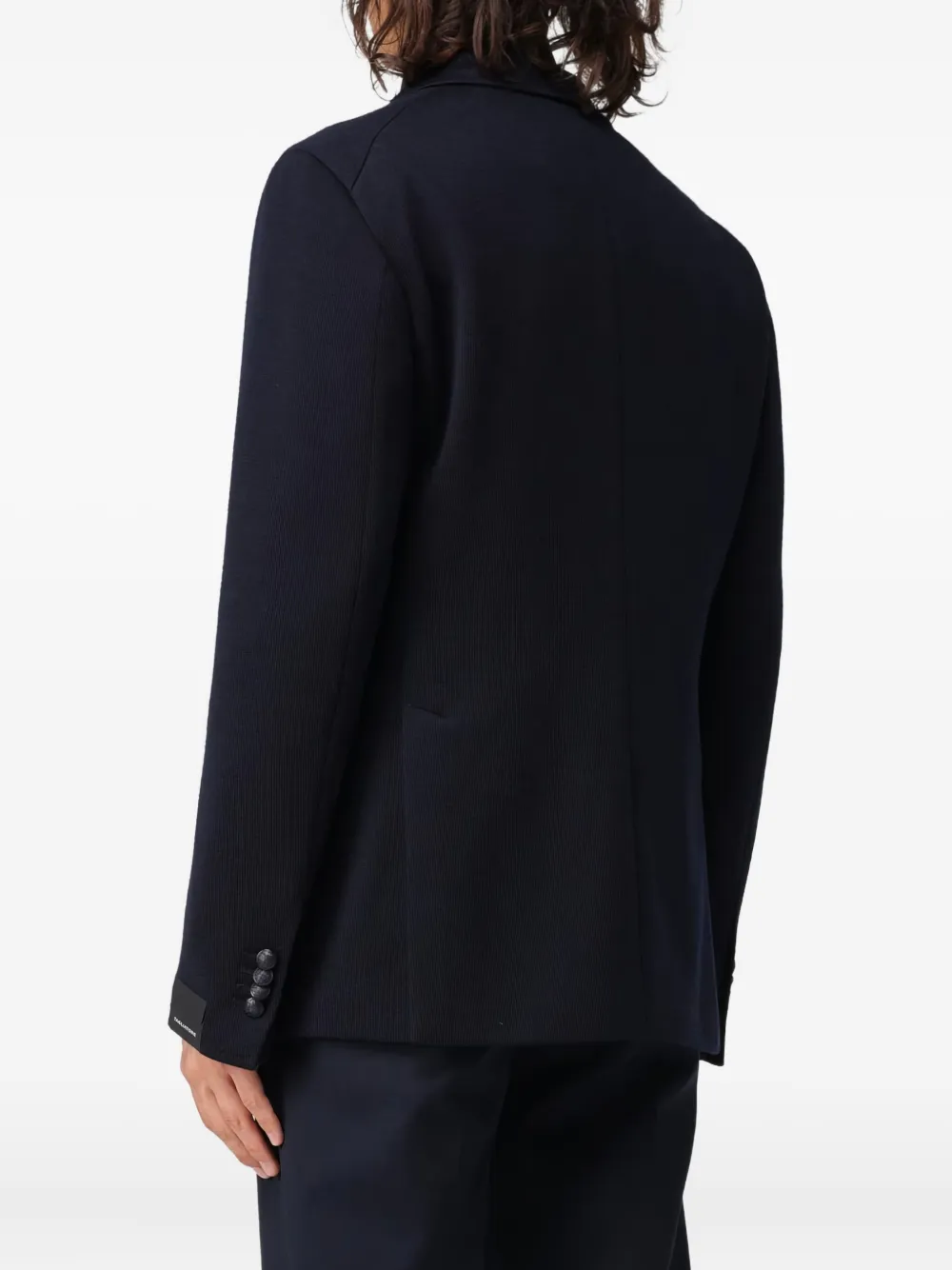 Tagliatore Single-breasted Blazer In Blue