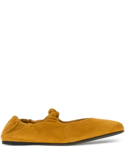 Miu Miu gathered knot ballet flats