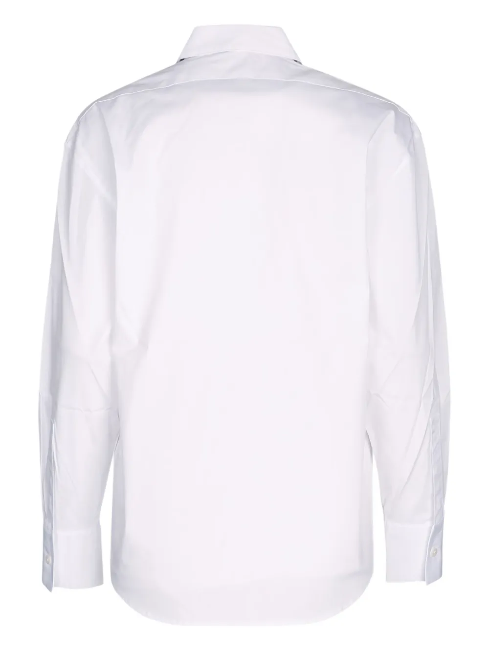 Calvin Klein poplin long-sleeve shirt - Wit
