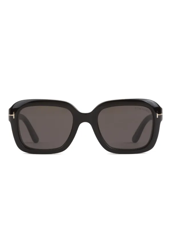 TOM FORD Eyewear スクエアフレーム サングラス | ブラック | FARFETCH JP
