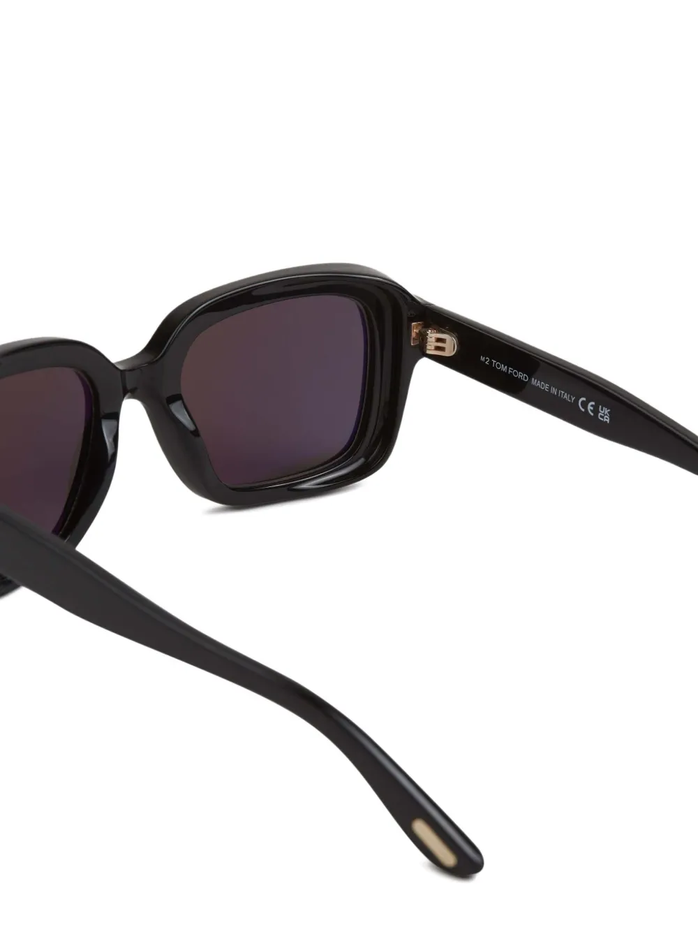 TOM FORD Zonnebril met vierkant montuur Zwart