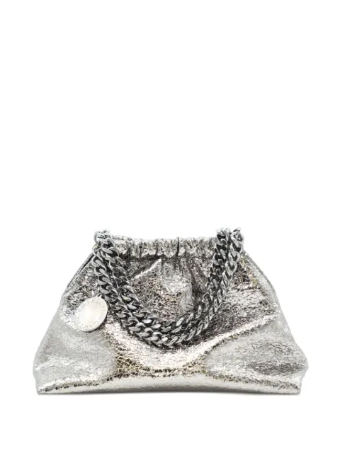 Stella McCartney chain-strap ruched clutch bag