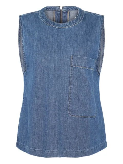 TWP denim pocket top