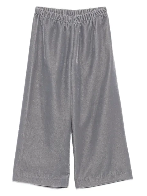 Il Gufo elasticated-waistband velvet trousers