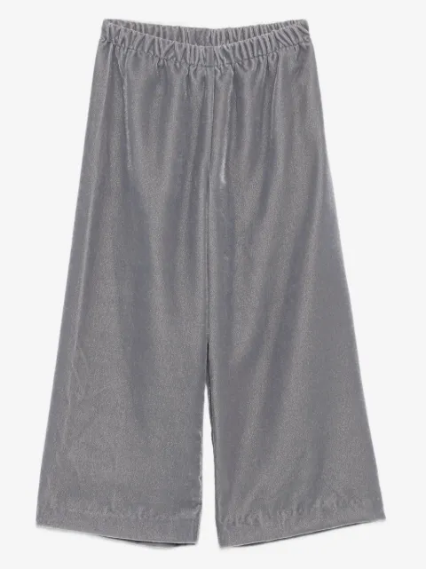 Il Gufo elasticated-waistband velvet trousers